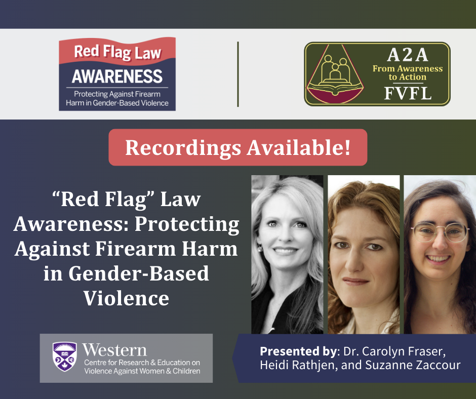 “Red Flag” Law Awareness: Protecting Against Firearm Harm in Gender-Based Violence