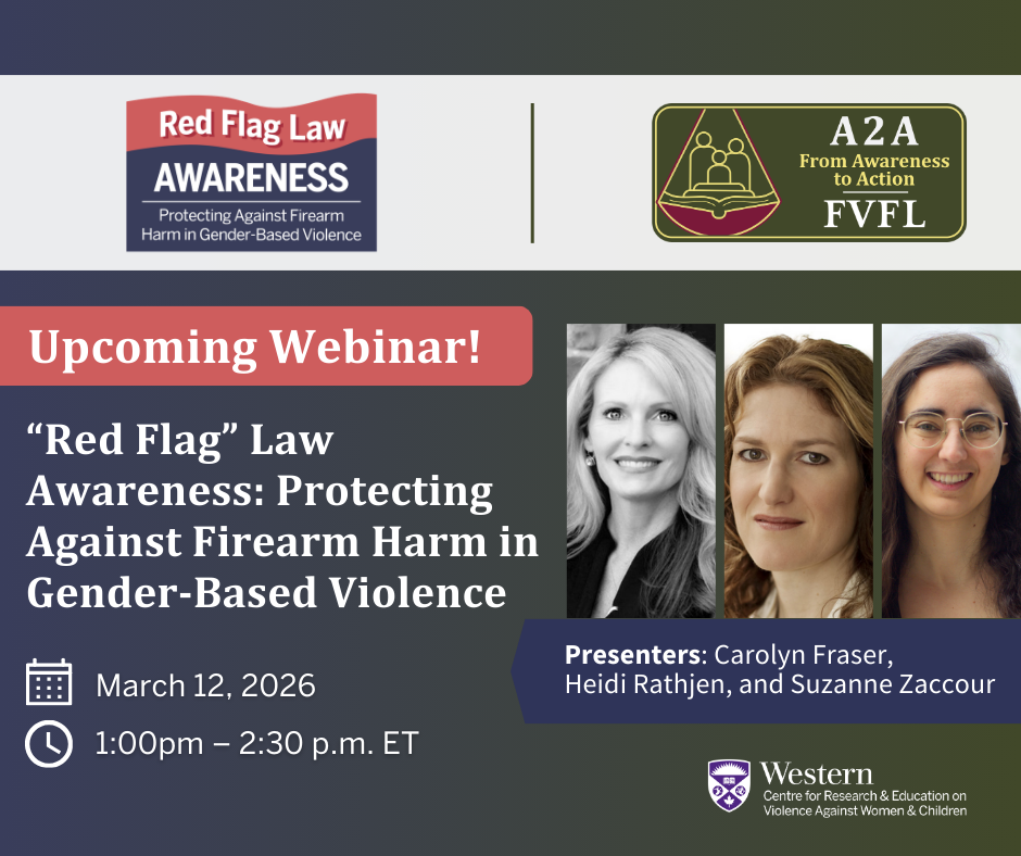 “Red Flag” Law Awareness: Protecting Against Firearm Harm in Gender-Based Violence