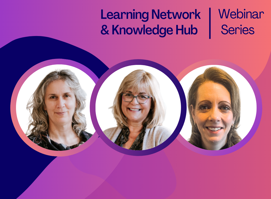 Upcoming Learning Network and Knowledge Hub Webinar